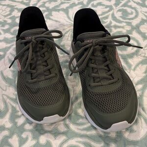 Skechers Slip-on Women's Olive Green Sneakers